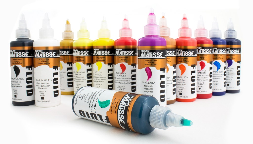 Matisse fluid: premium fluid acrylic paint